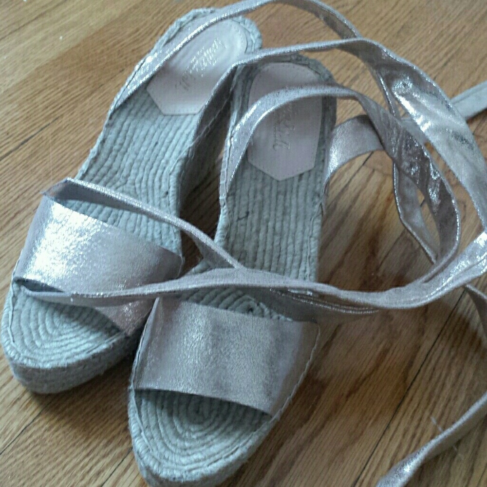 Loeffler Randall espadrille wedge sandals